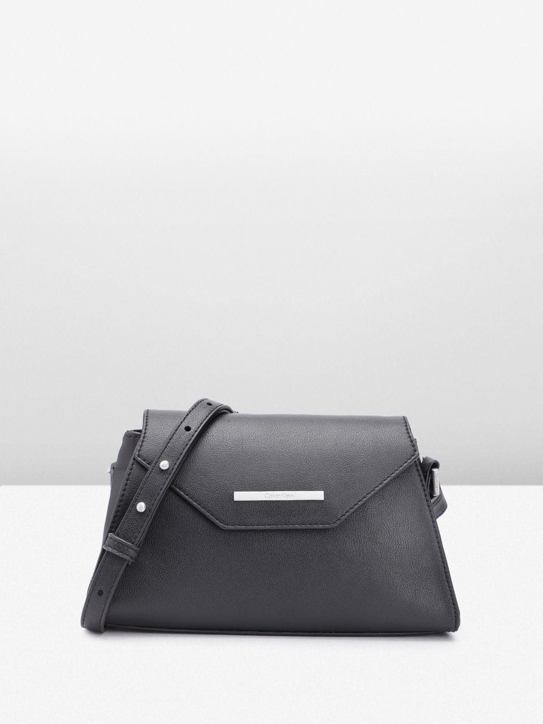 calvin klein structured crossbody sling bag