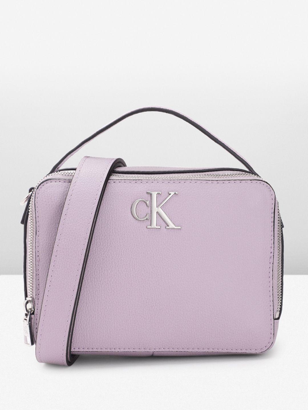 calvin klein structured sling bag