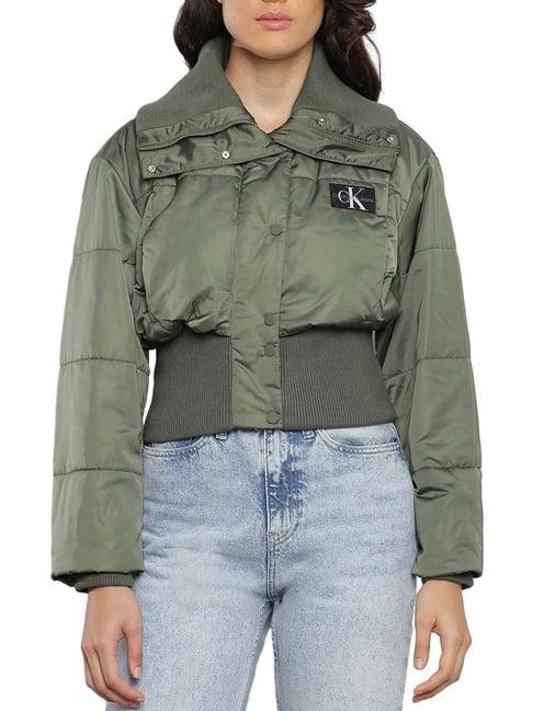 calvin klein thyme regular fit bomber jacket