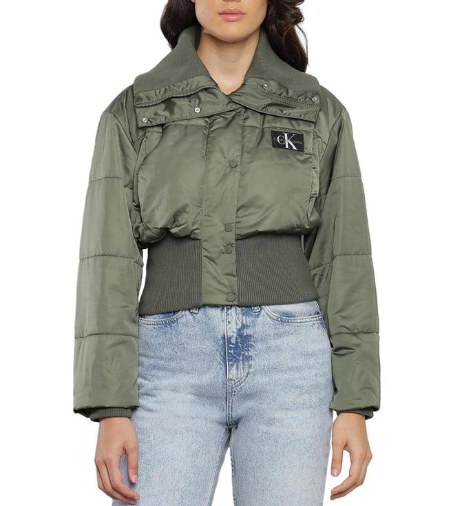 calvin klein thyme regular fit bomber jacket