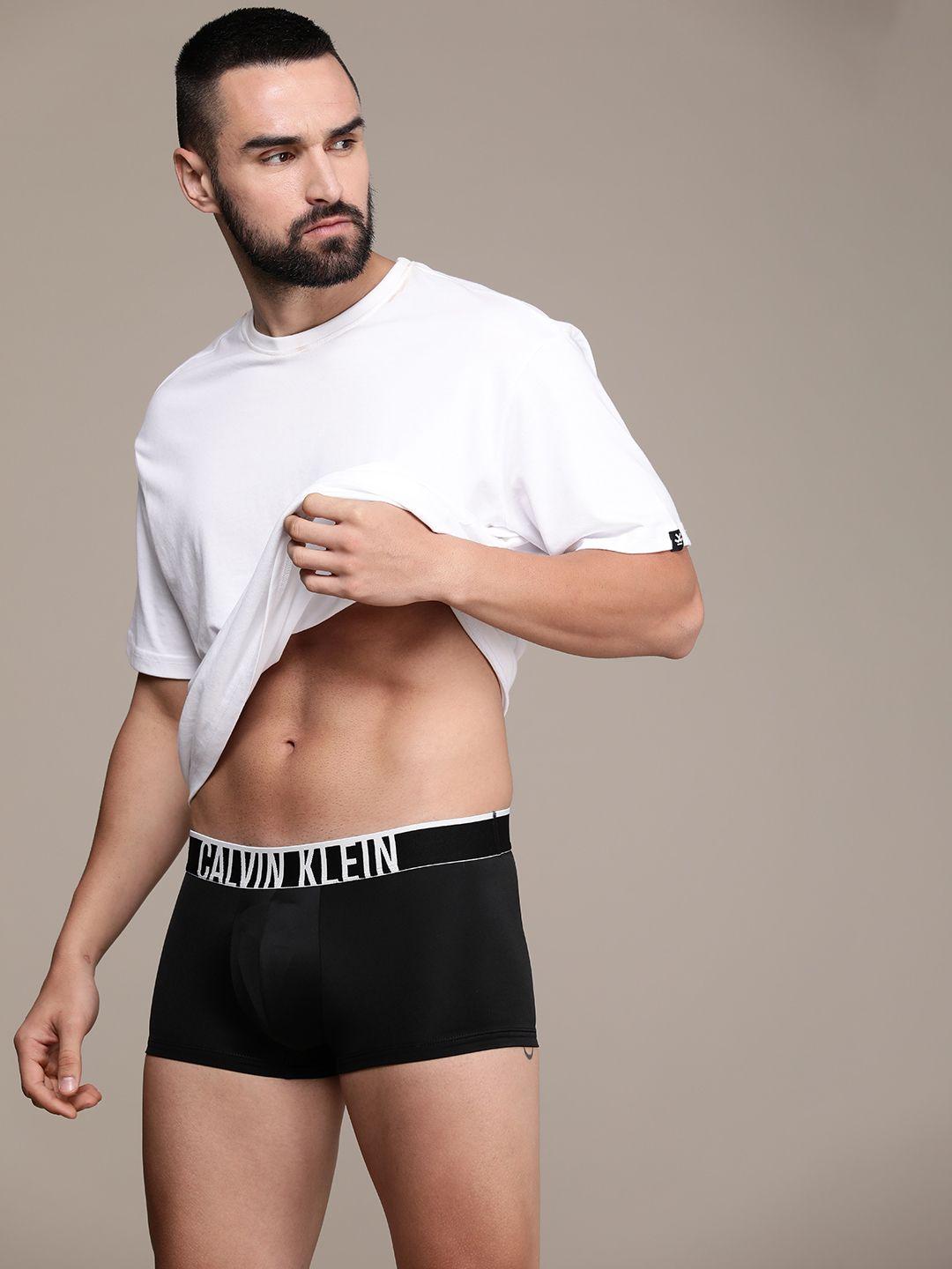 calvin klein underwear men low rise solid trunks