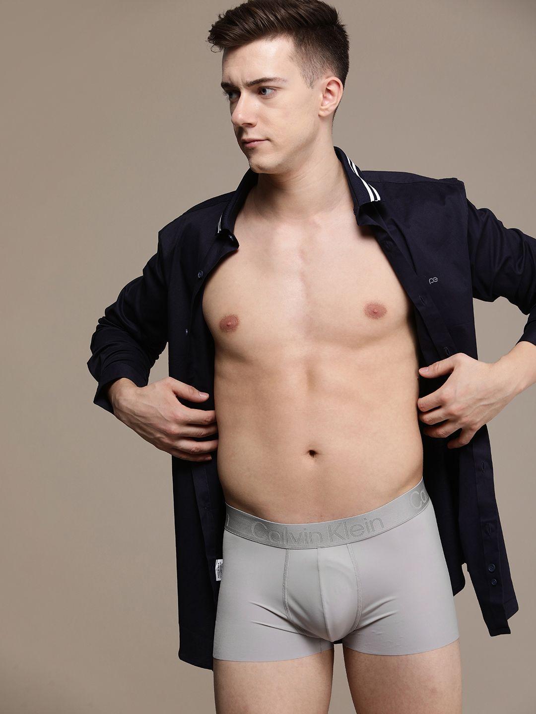 calvin klein underwear men low-rise solid ultra support trunks nb3680paf