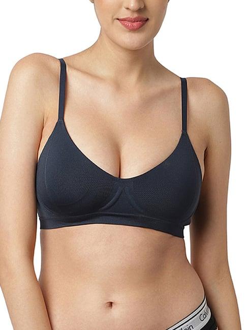 calvin klein underwear navy regular fit bra