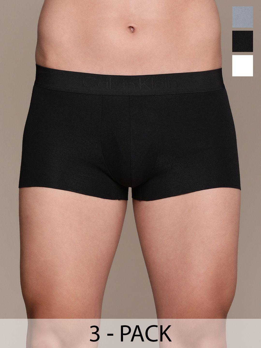 calvin klein underwear pack of 3 short trunks