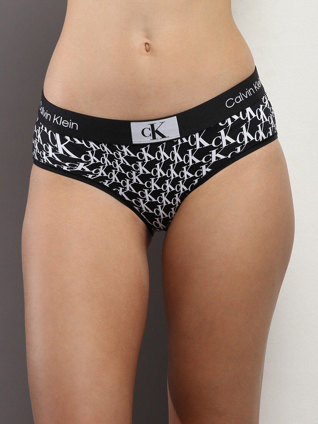 calvin klein underwear women brand logo printed bikini brief