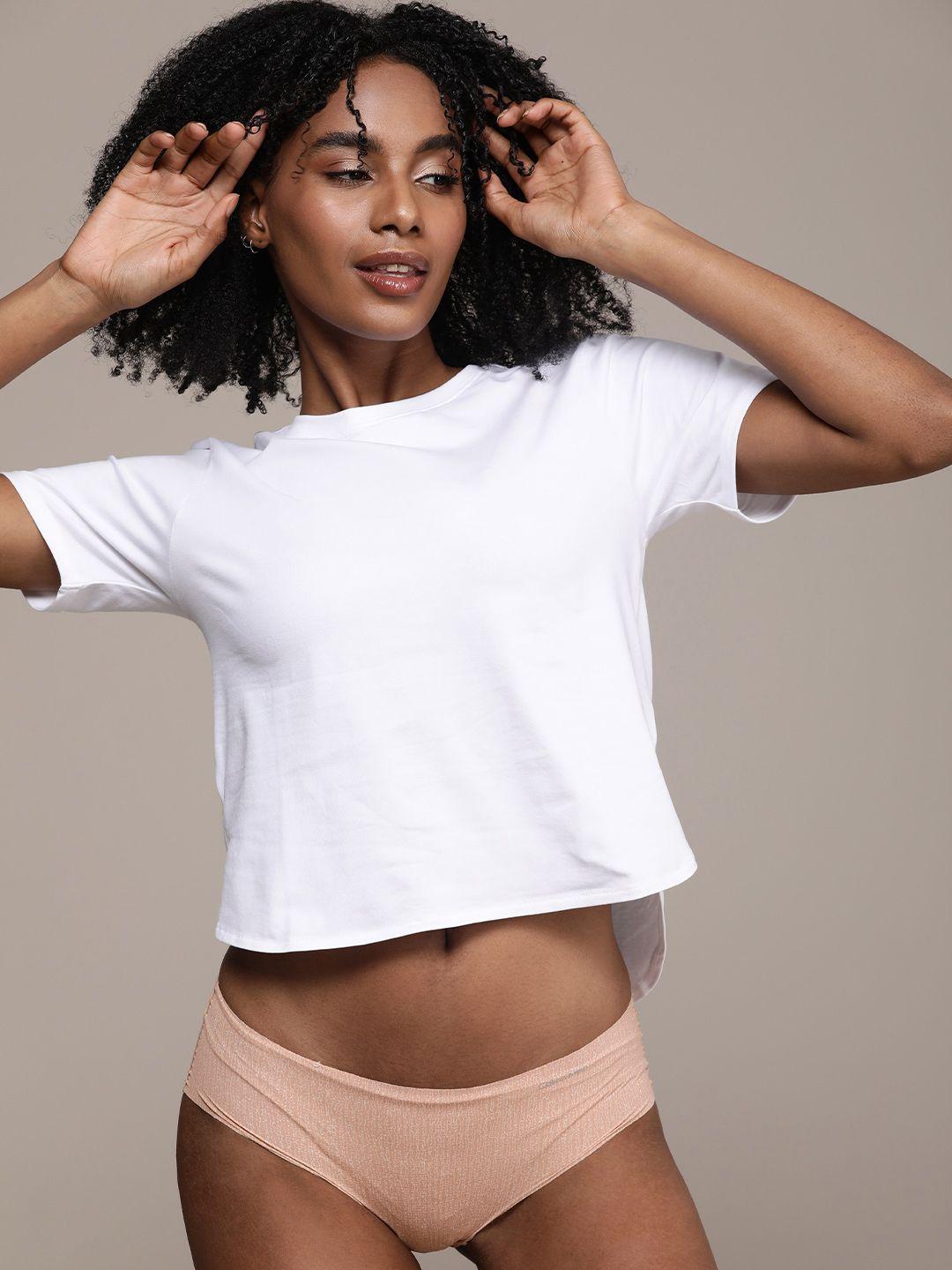 calvin klein underwear women mid-rise printed seamless hipster d3508bnt
