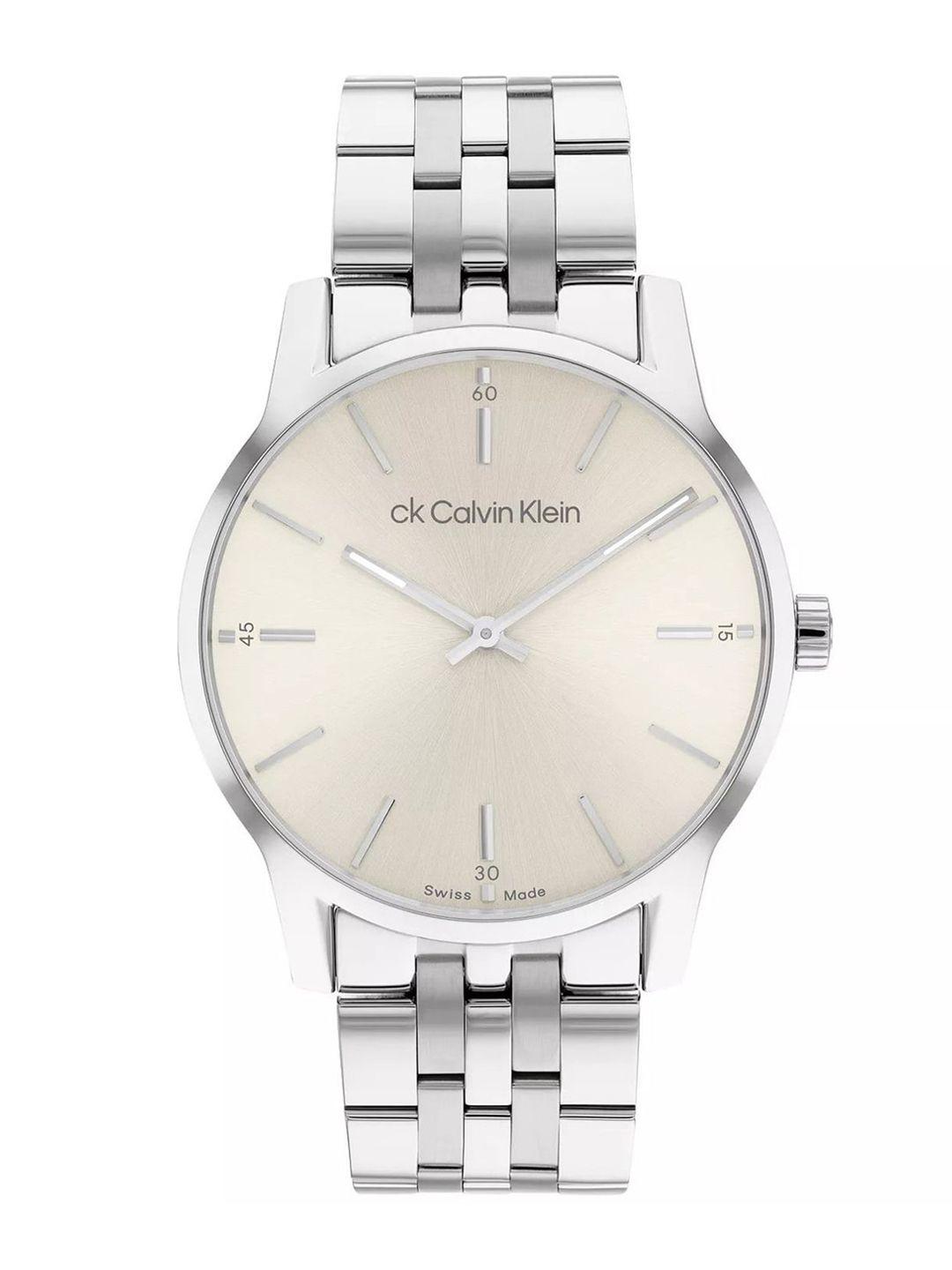 calvin klein unisex bracelet style straps analogue watch