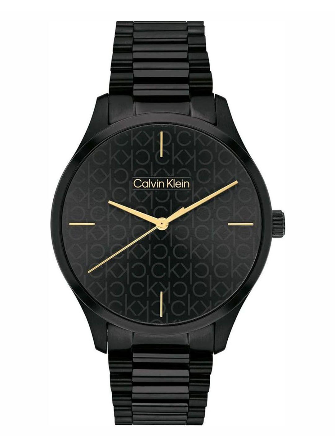 calvin klein unisex iconic analogue watch 25200170