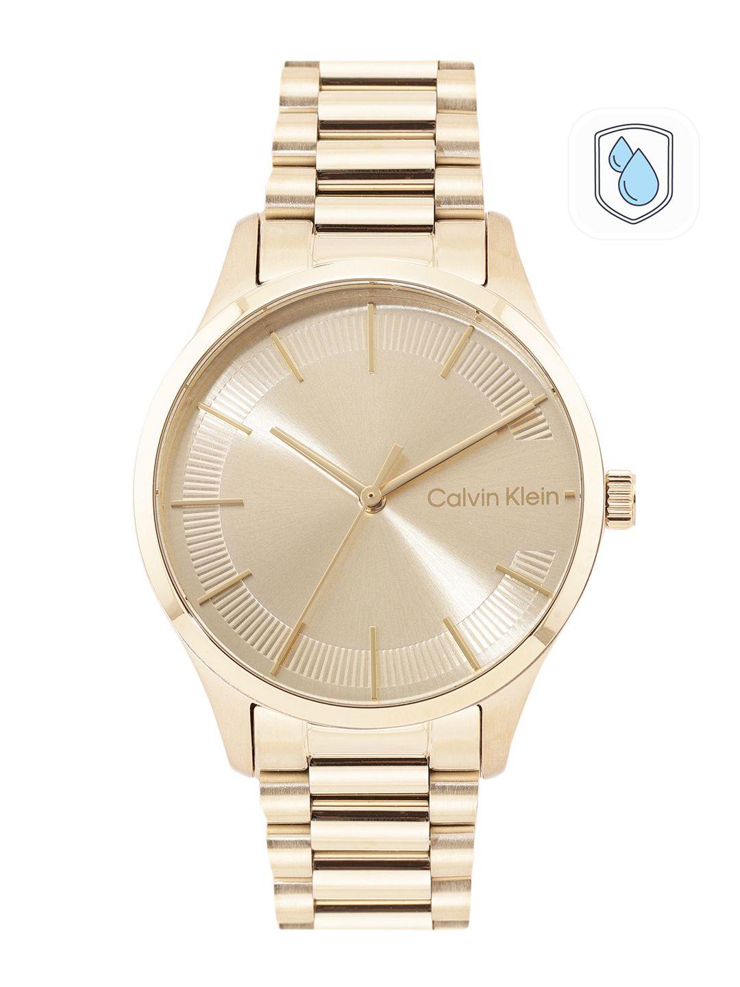 calvin klein unisex iconic bracelet style analogue watch 25200043