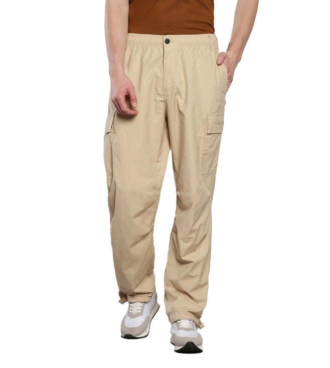 calvin klein warm sand regular fit cargos