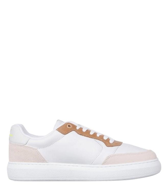 calvin klein white mens sneakers