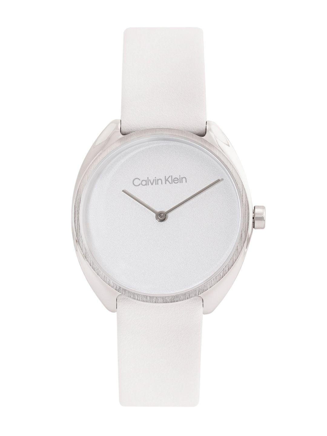 calvin klein women adorn analogue watch 25200274