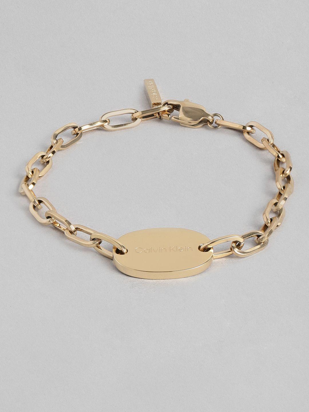 calvin klein women iconic for her link bracelet
