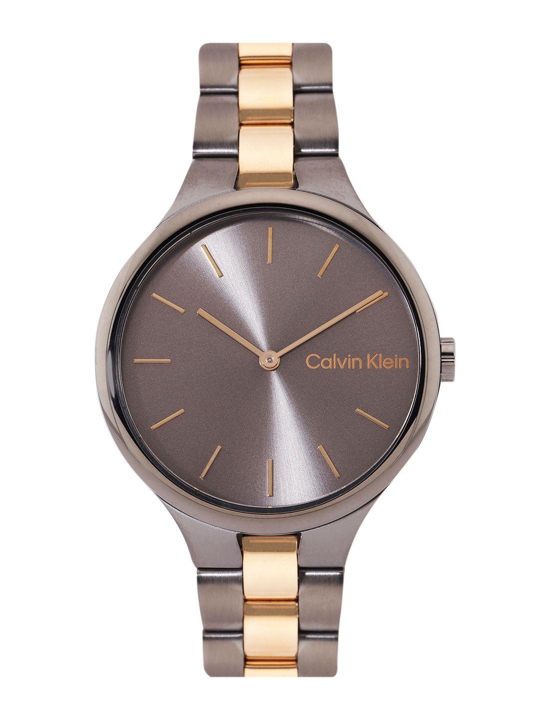 calvin klein women linked analogue watch 25200127