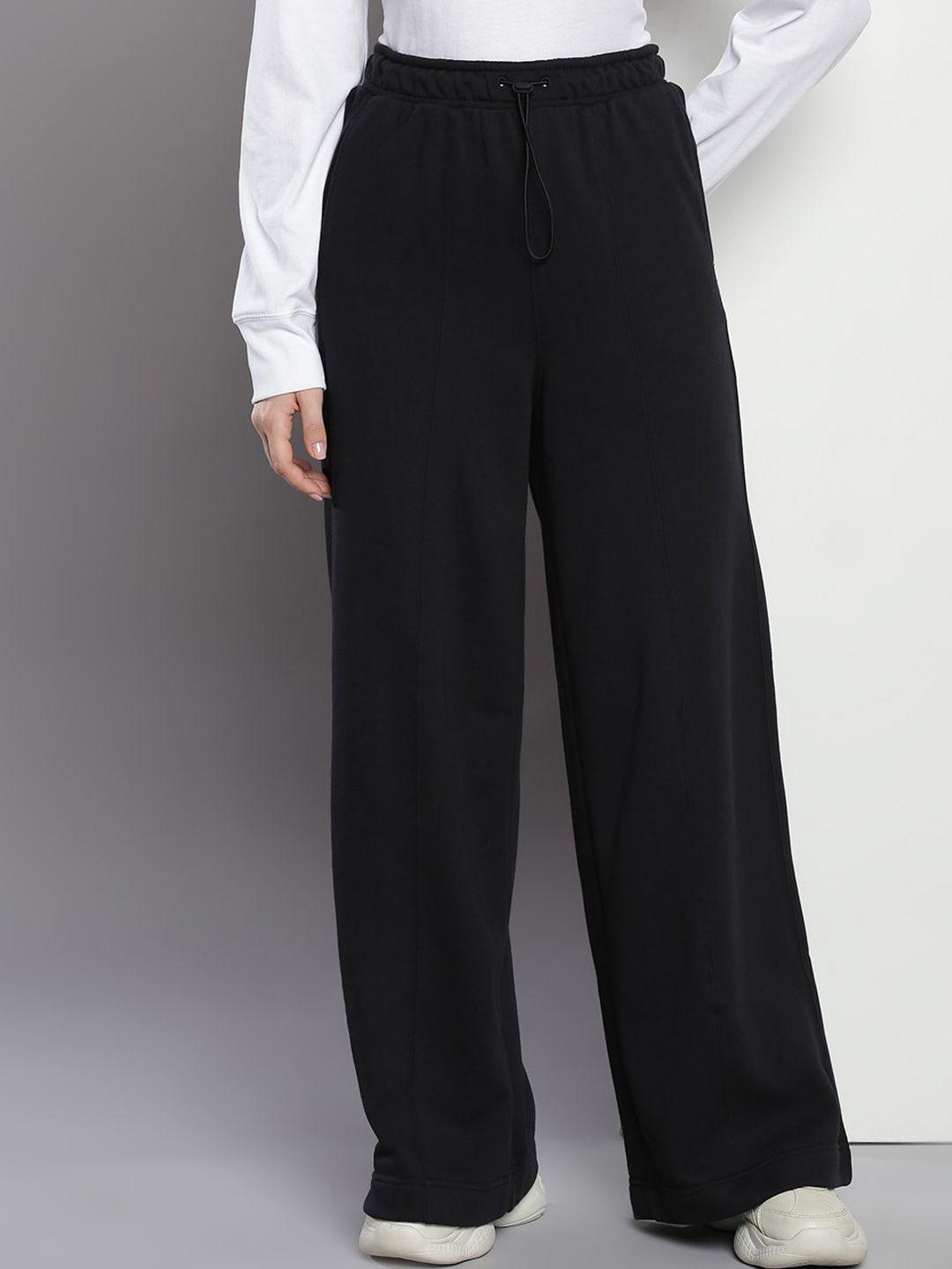 calvin klein women regular fit mid-rise cotton parallel trousers