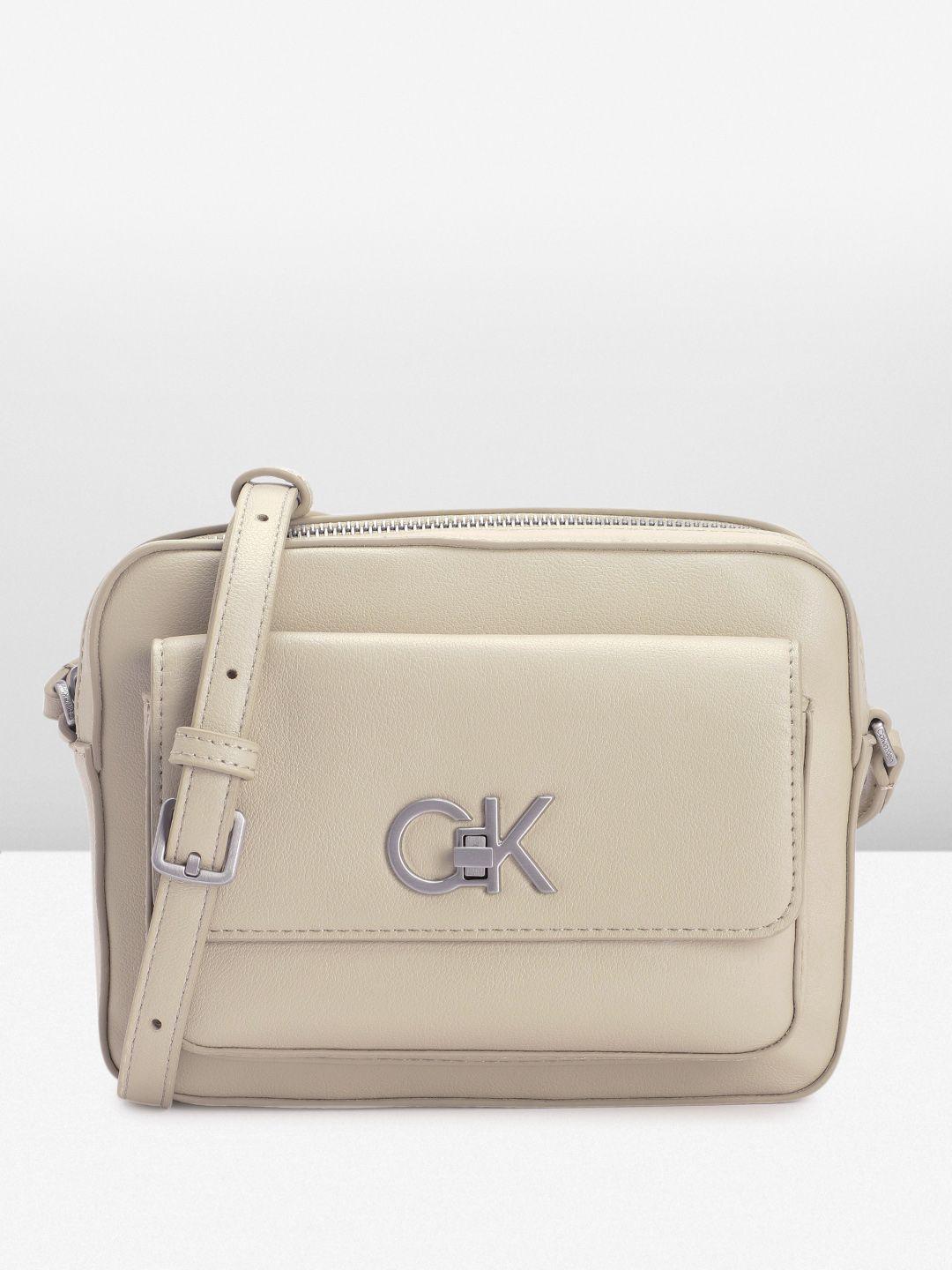 calvin klein women solid sling bag