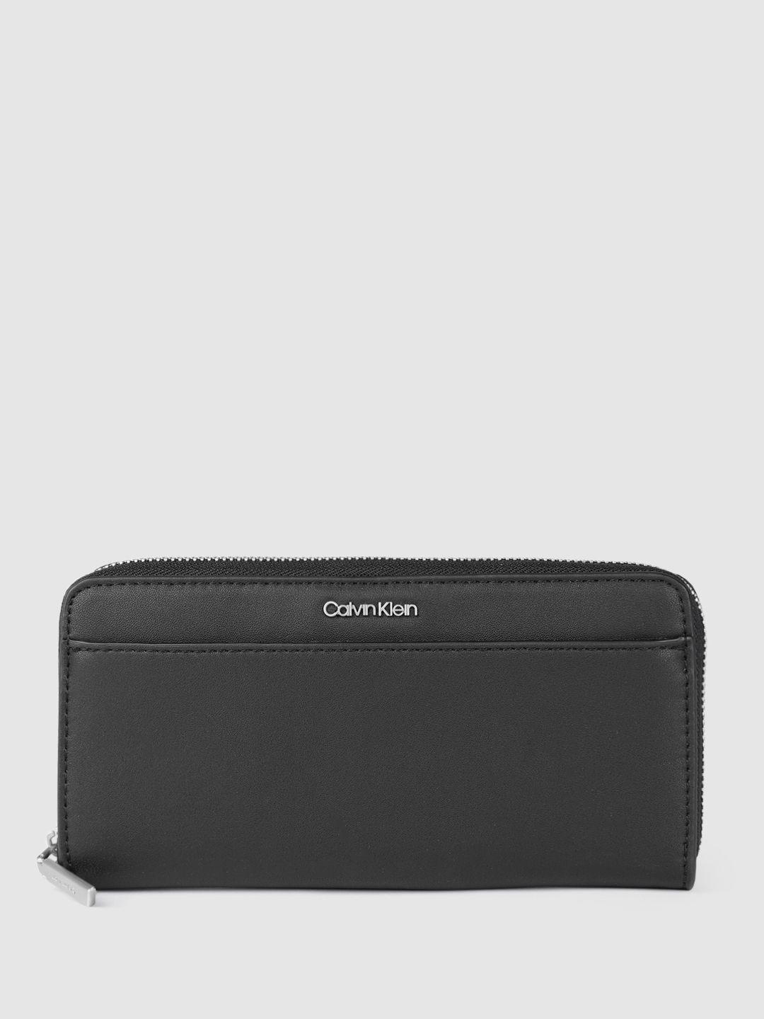 calvin klein women zip around wallet