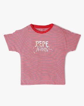 camber striped crew-neck t-shirt