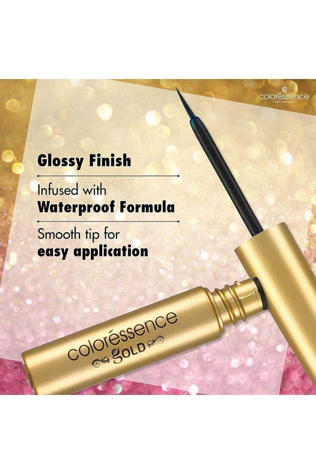 camera ready gold range combo long wear eyeliner _ volume mascara, intense black waterproof eye makeup formula - black