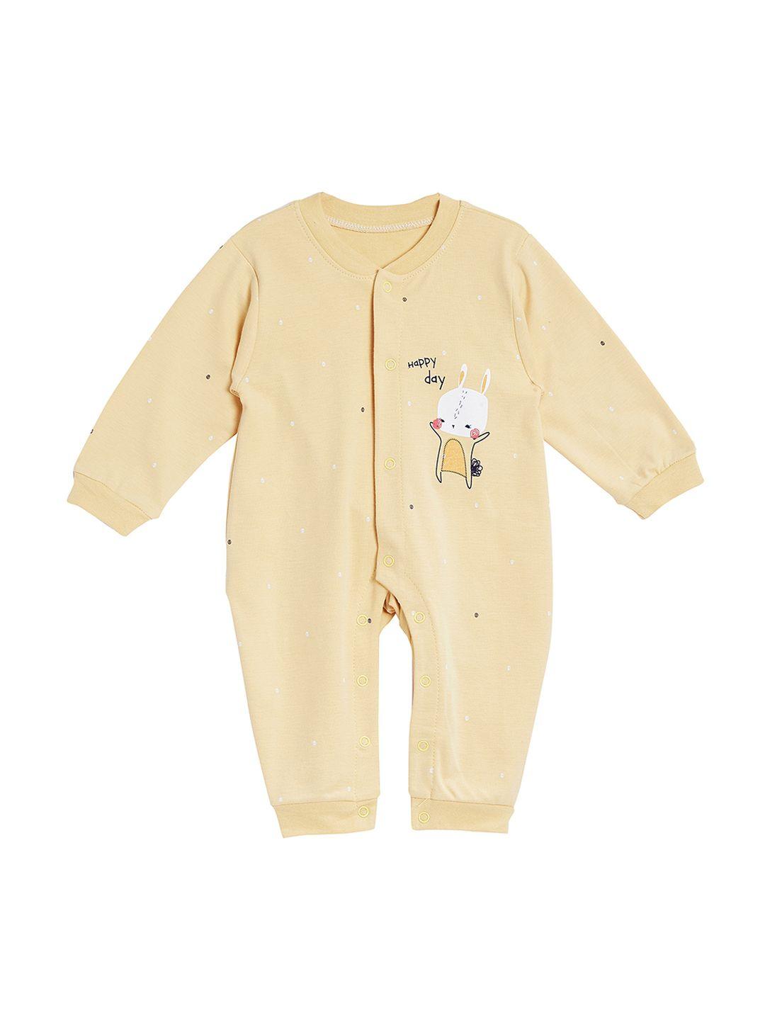 camey kids yellow printed romper