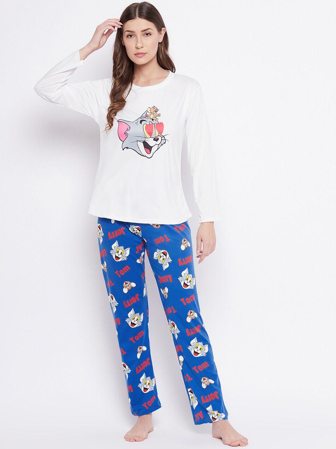 camey tom & jerry printed night suit