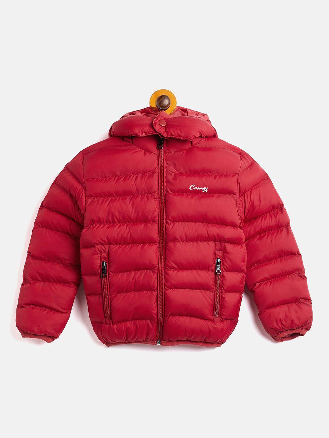 camey boys red lightweight puffer jacket