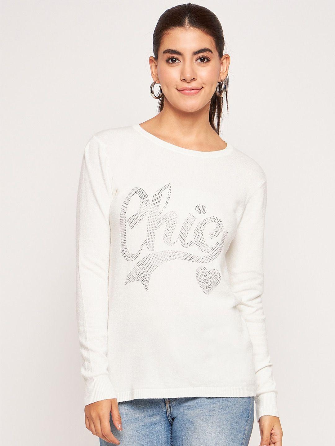 camey embellished woollen pullover