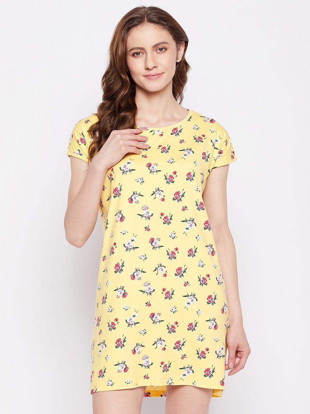 camey floral printed t-shirt nightdress
