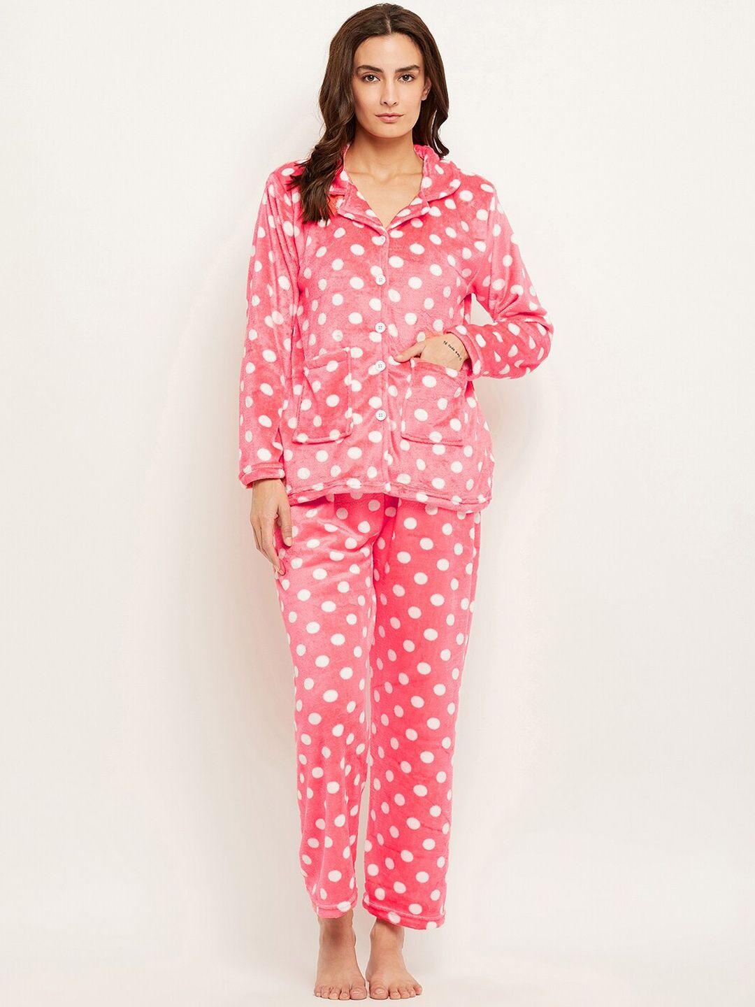 camey geometric printed night suit