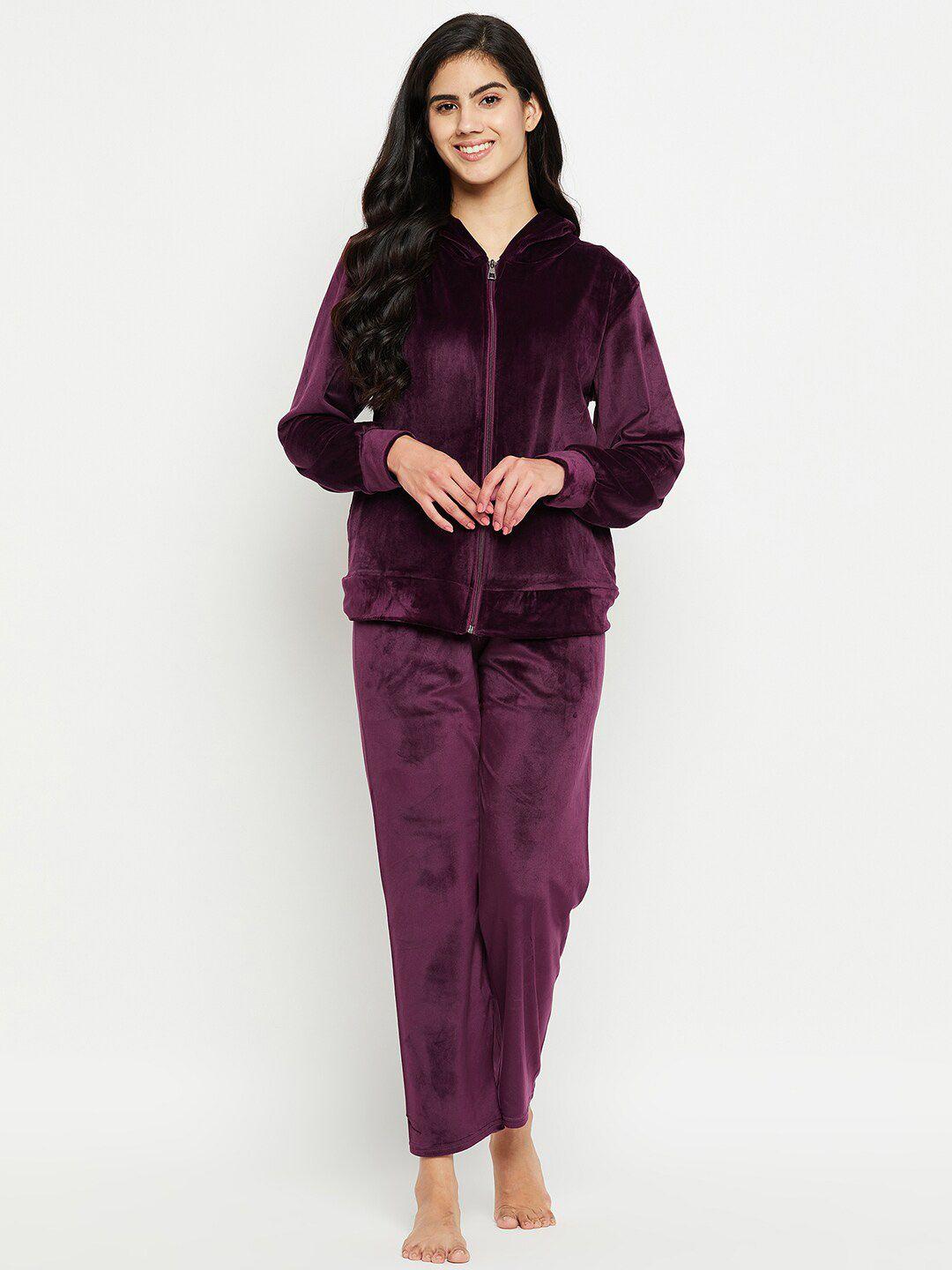 camey hooded top with pyjamas