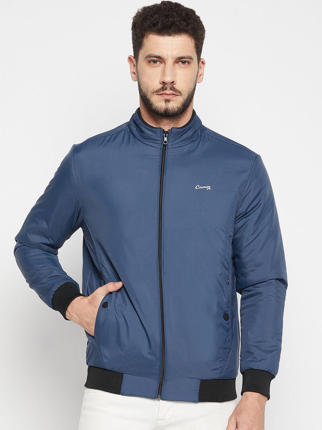 camey men blue lightweight bomber jacket