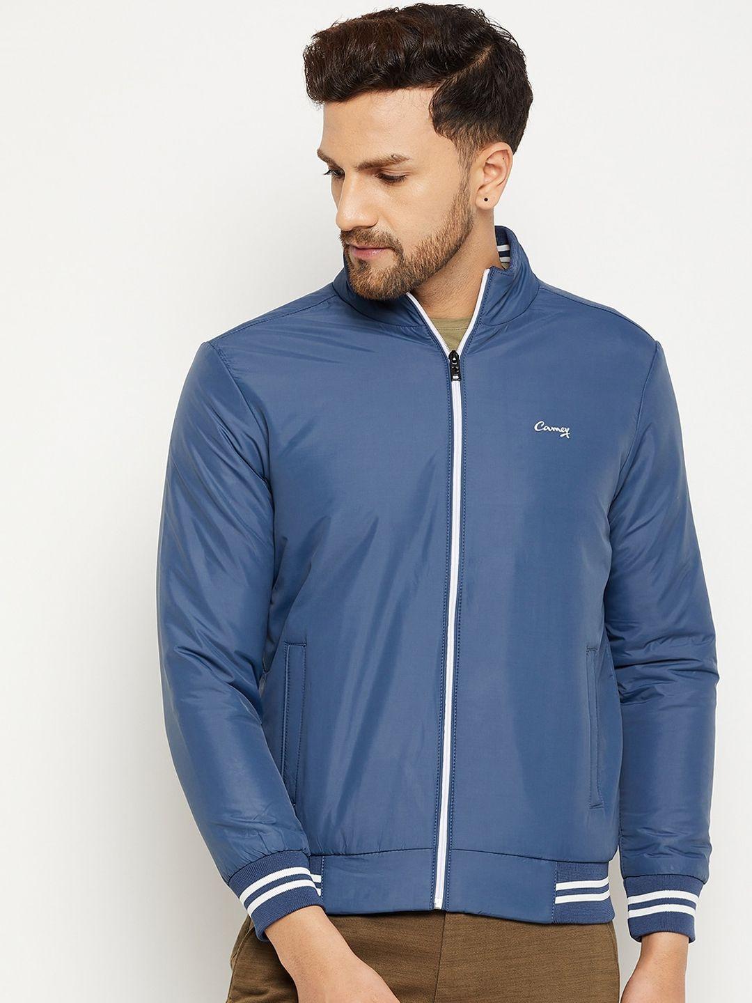 camey men blue lightweight bomber jacket