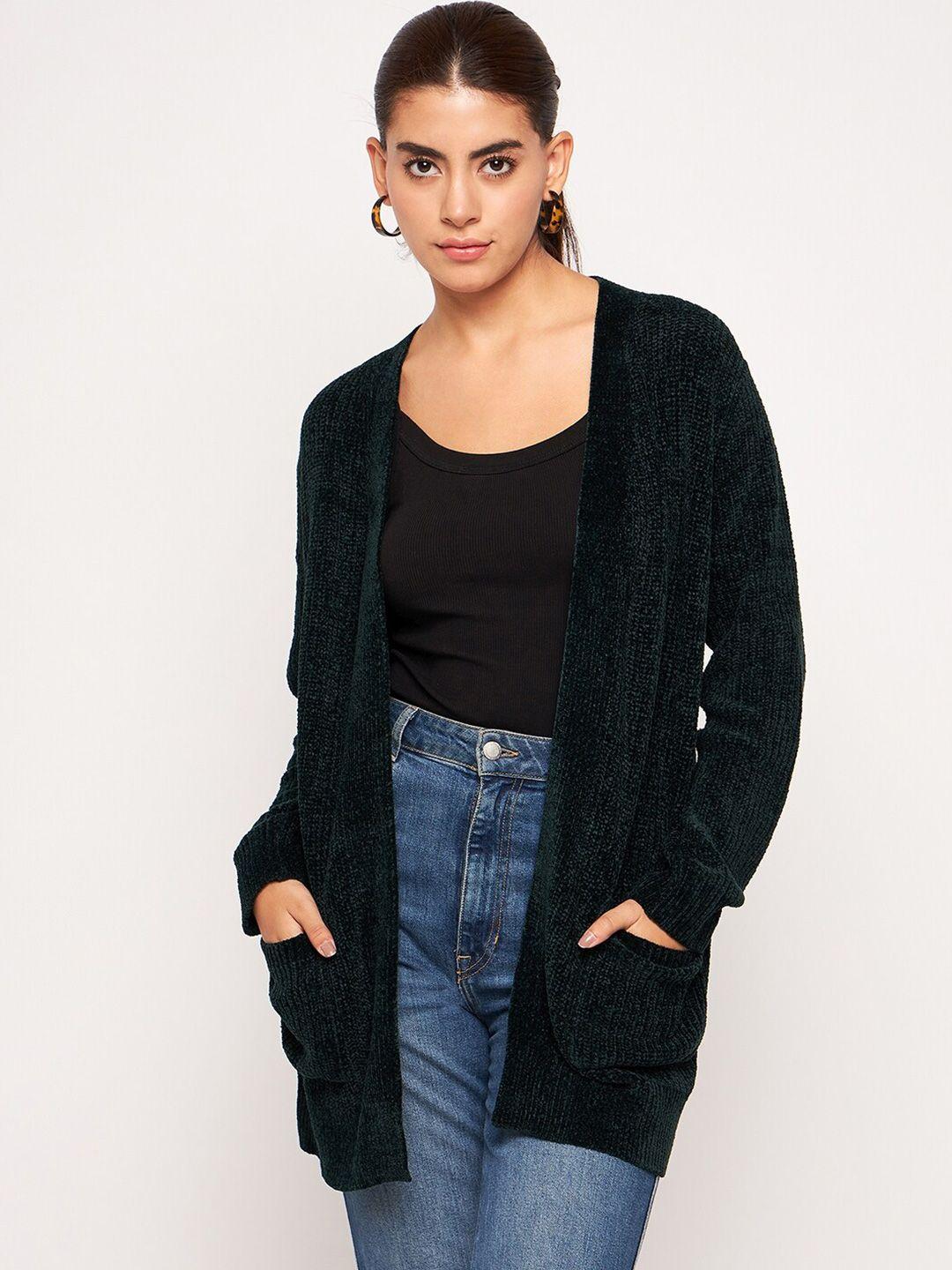 camey wool open front shrug