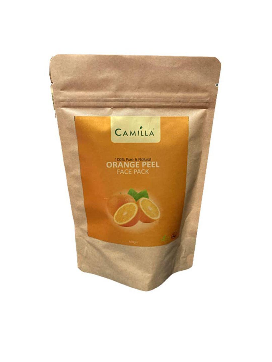 camilla 100% pure & natural orange peel face pack - 100 g