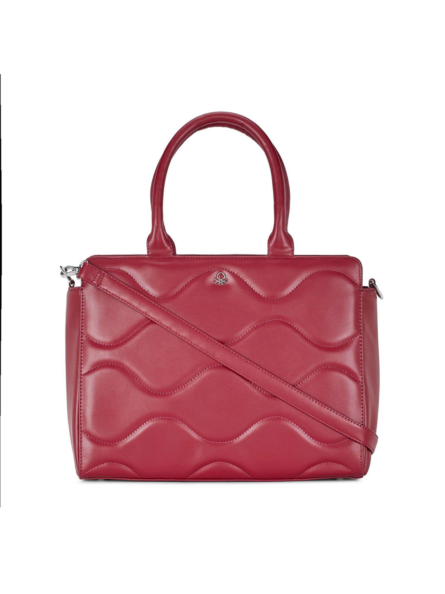 camilla women pu handbag -maroon (m)