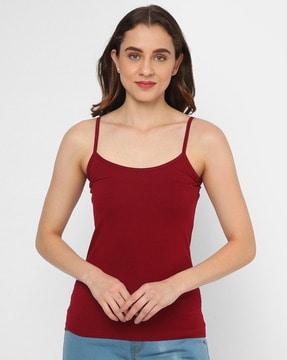 camisole with adjustable shoulder strap