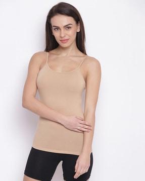 camisole with adjustable spaghetti straps