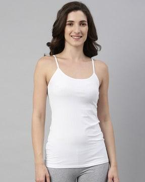 camisole with adjustable spaghetti straps