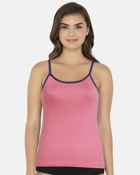 camisole with contrast straps