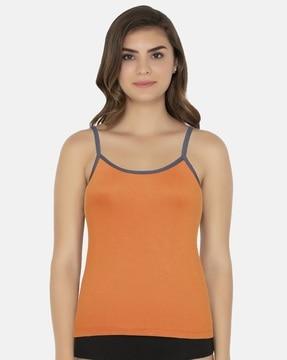 camisole with contrast straps