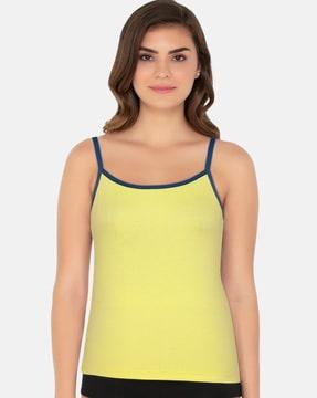 camisole with contrast straps