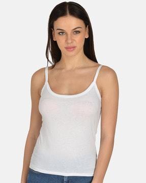 camisole with scoop neck