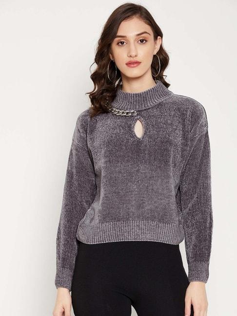 camla grey regular fit sweater