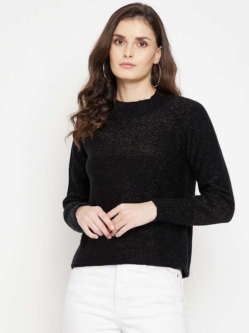 camla black embellished sweater