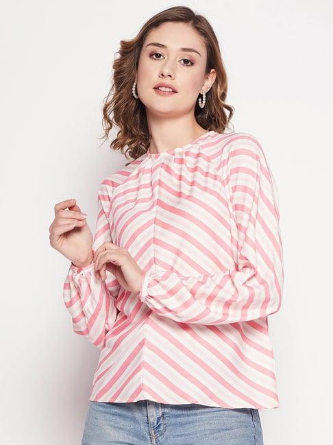 camla by madame pink striped top