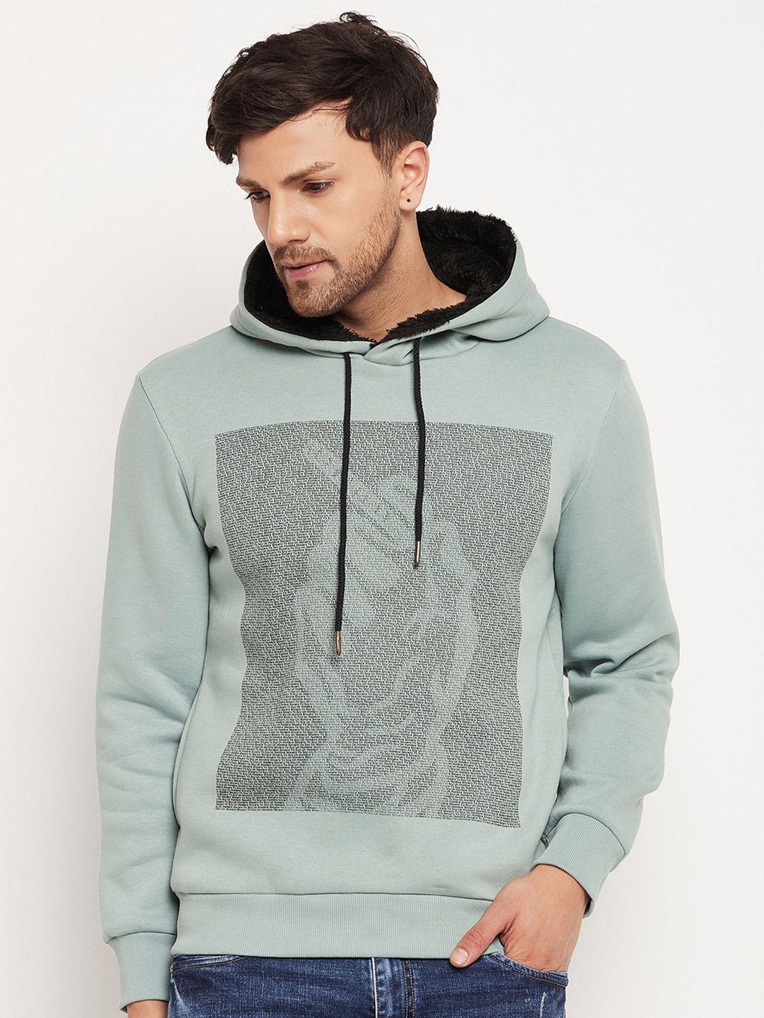 camla graphic printed hooded cotton pullover