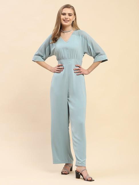 camla sky blue maxi jumpsuit