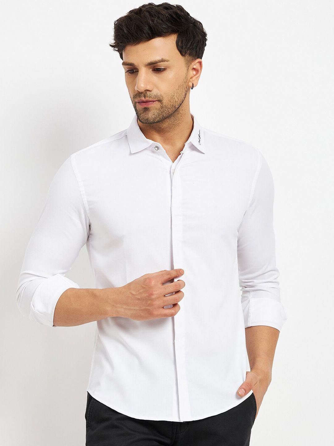 camla spread collar cotton casual shirt