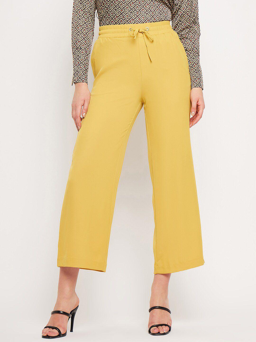 camla women mid rise culottes trousers