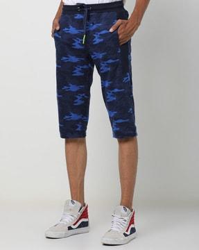 camo print capris with insert pockets